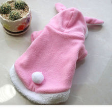 Warm Comfortable Thickened Cat Costumes Rabbit suit Free clothes windproof Pet Product Cute Bunny suit  For Cat Winter Shipping