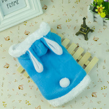 Warm Comfortable Thickened Cat Costumes Rabbit suit Free clothes windproof Pet Product Cute Bunny suit  For Cat Winter Shipping