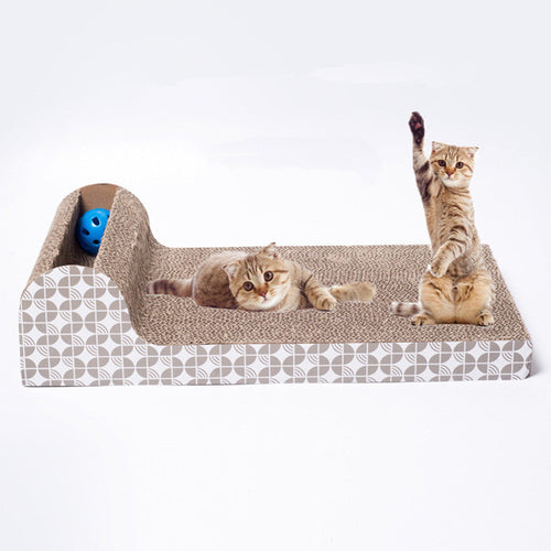 Pet Dog Cat Kitten Corrugated cat Scratch Board Pad Scratcher Bed Mat Claws Care Interactive Toy For Pet Training Cat toys