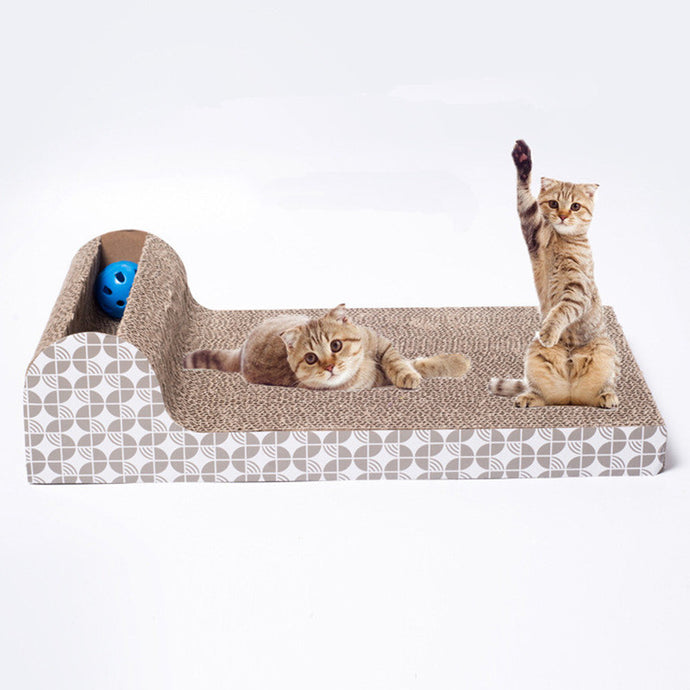 Pet Dog Cat Kitten Corrugated cat Scratch Board Pad Scratcher Bed Mat Claws Care Interactive Toy For Pet Training Cat toys