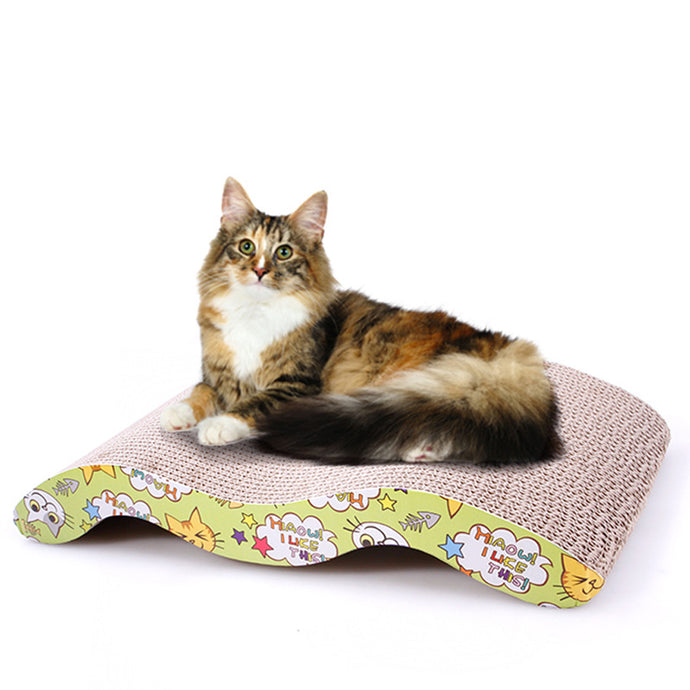 Pet cat scratch corrugated board M-shaped scraper mat mattress pet mattress