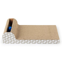 Cat's favorite Flow bells Cat Corrugated Scratch sound Board Pad Claws Interactive Cat Training Chew toy with Catnip